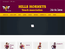 Tablet Screenshot of hillshornetstouch.com